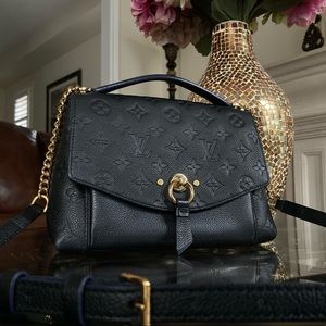 Louis Vuitton Blanche BB Black Empreinte Leather